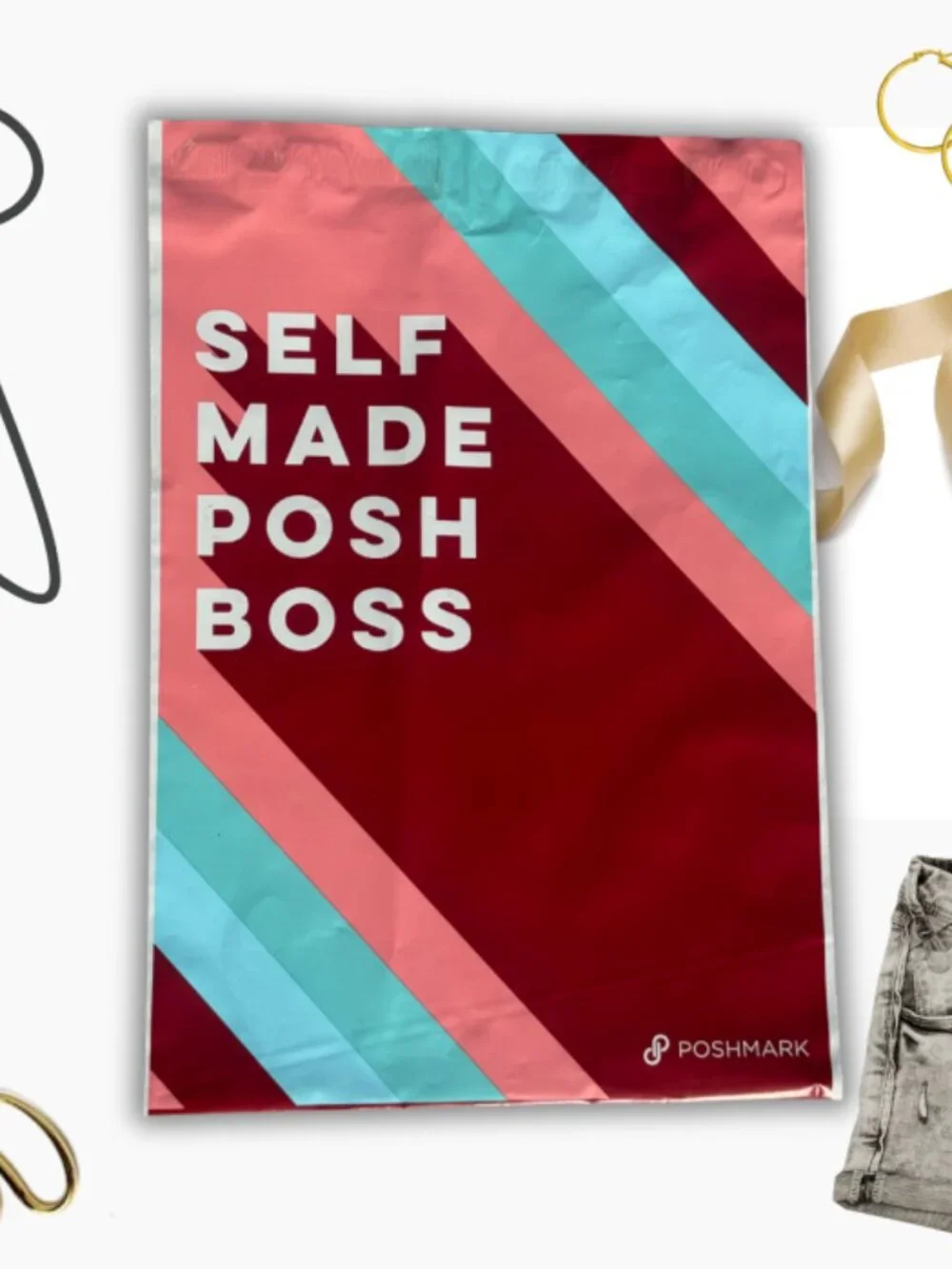 100 10 x 13 Self Made Posh Boss Custom Poly Shipping Bags - Brand NEW Mailers